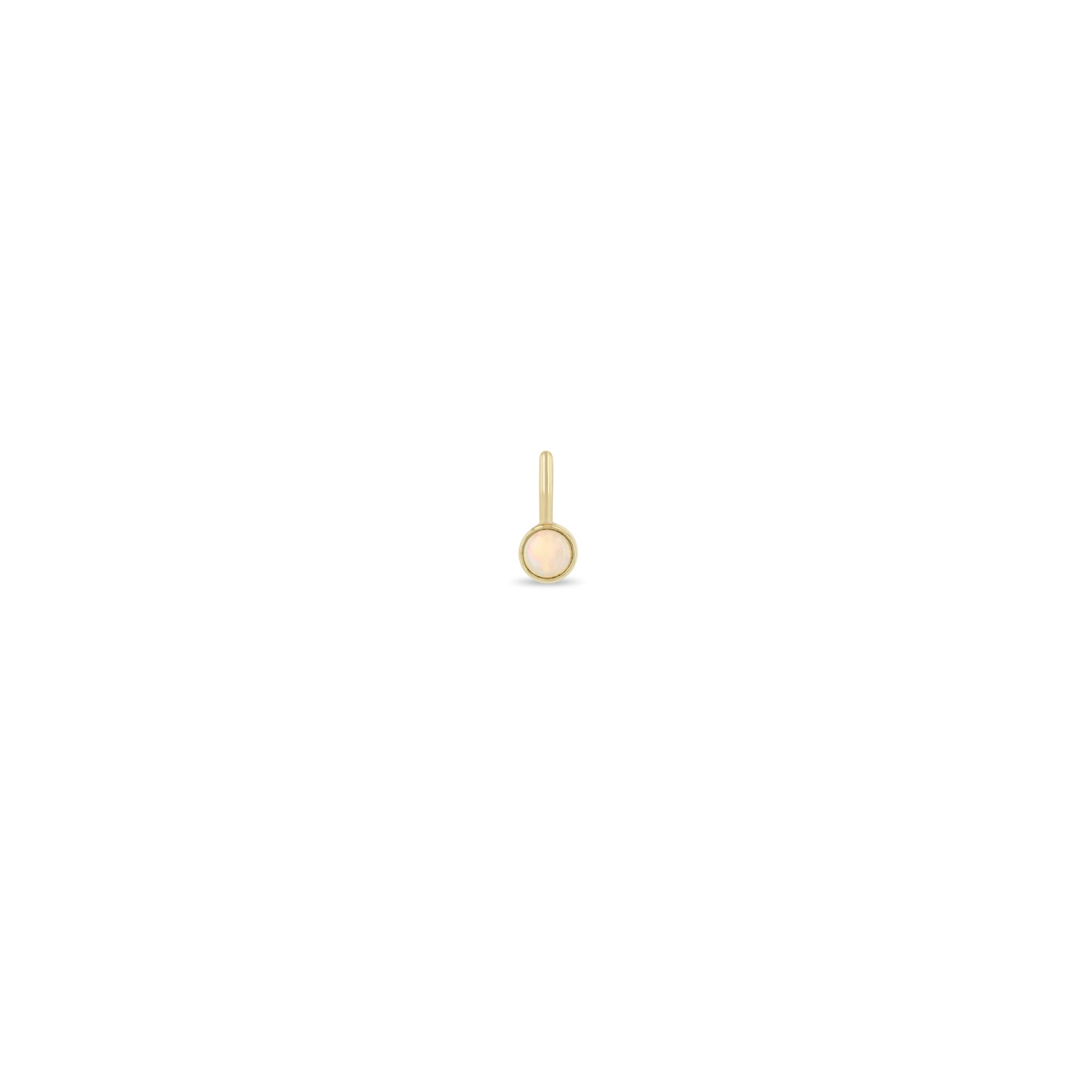 Zoë Chicco 14k Gold Opal Charm Pendant | October Birthstone