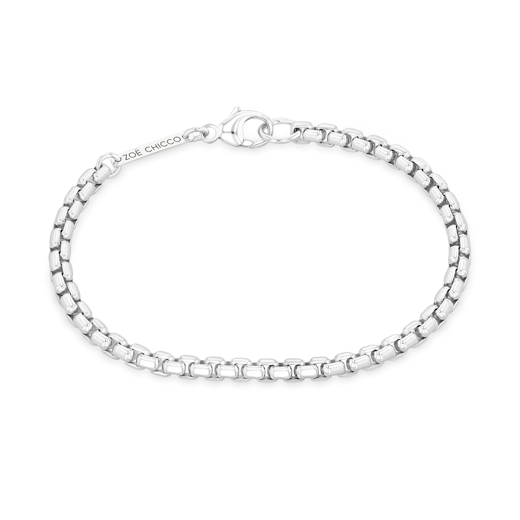 Zoë Chicco Sterling Silver Large Box Chain Bracelet