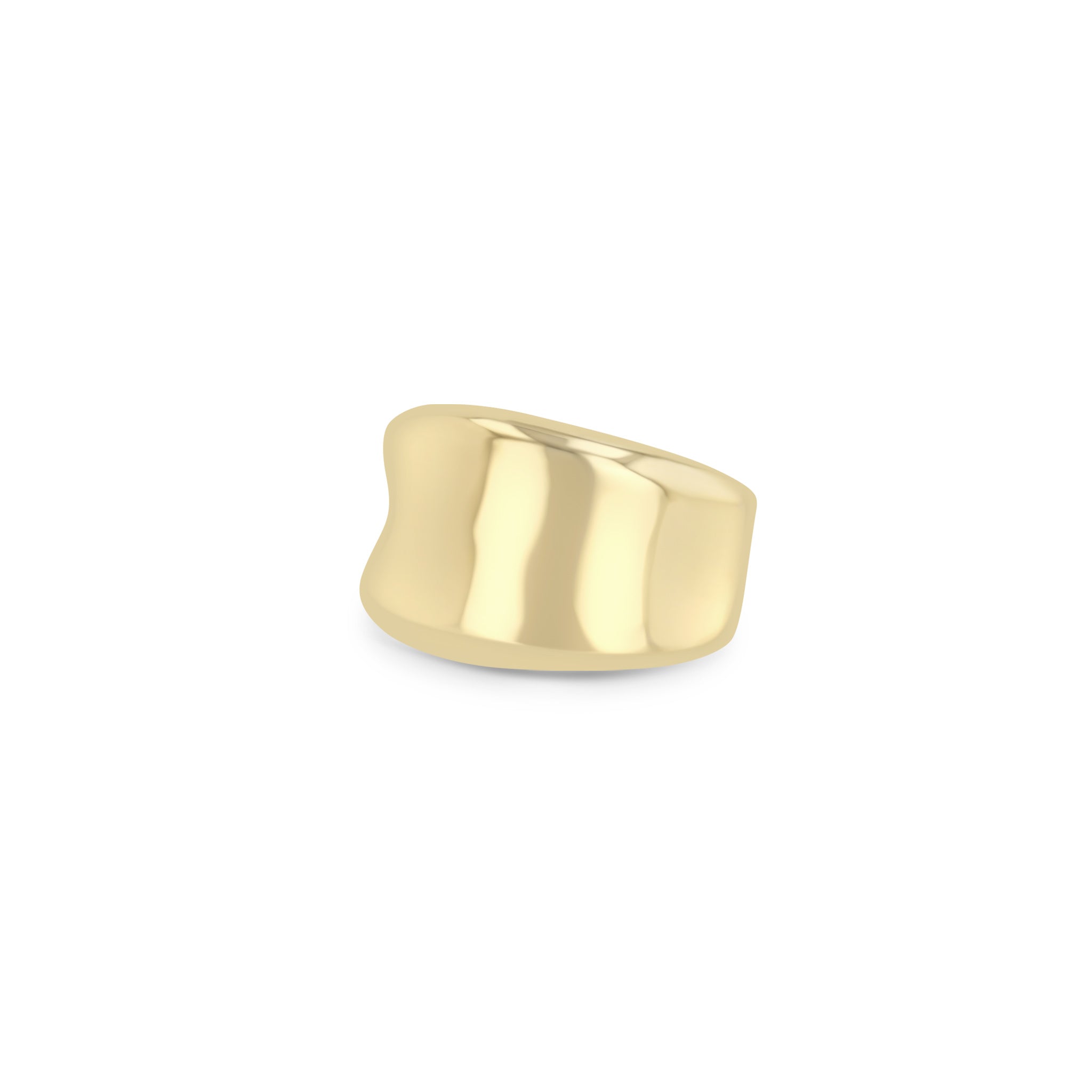 Zoë Chicco 14k Gold Chunky Concave Band Ring – ZOË CHICCO