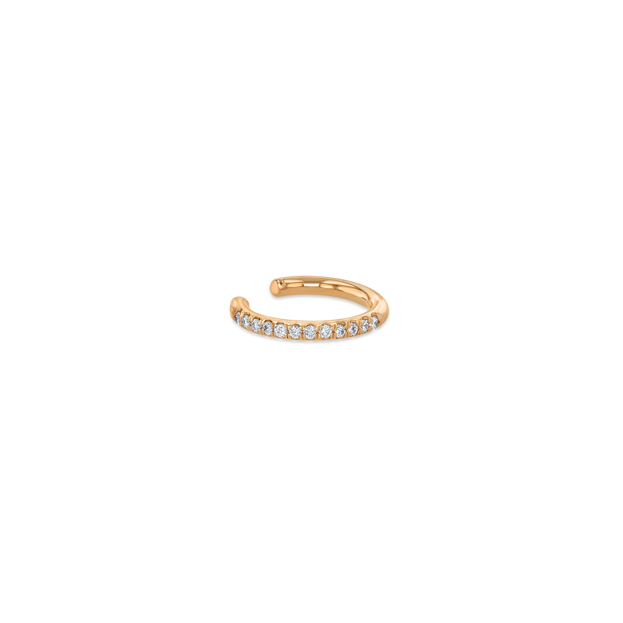 Zoë Chicco 14k Gold Thick Pavé Diamond Ear Cuff