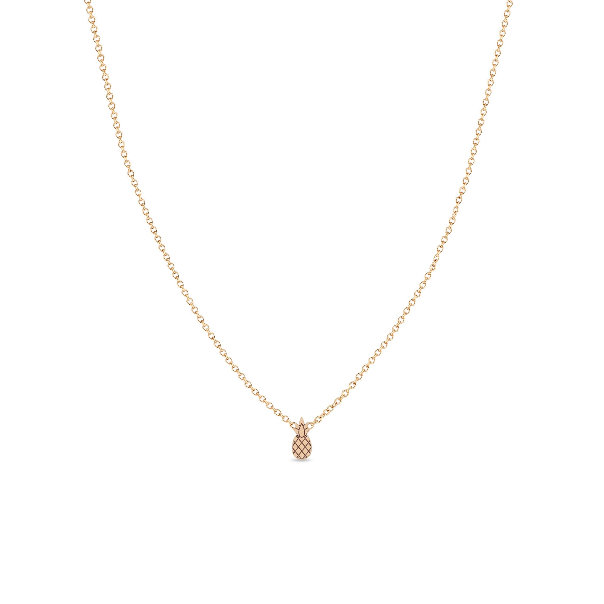 Zoë Chicco 14k Gold Pineapple Necklace