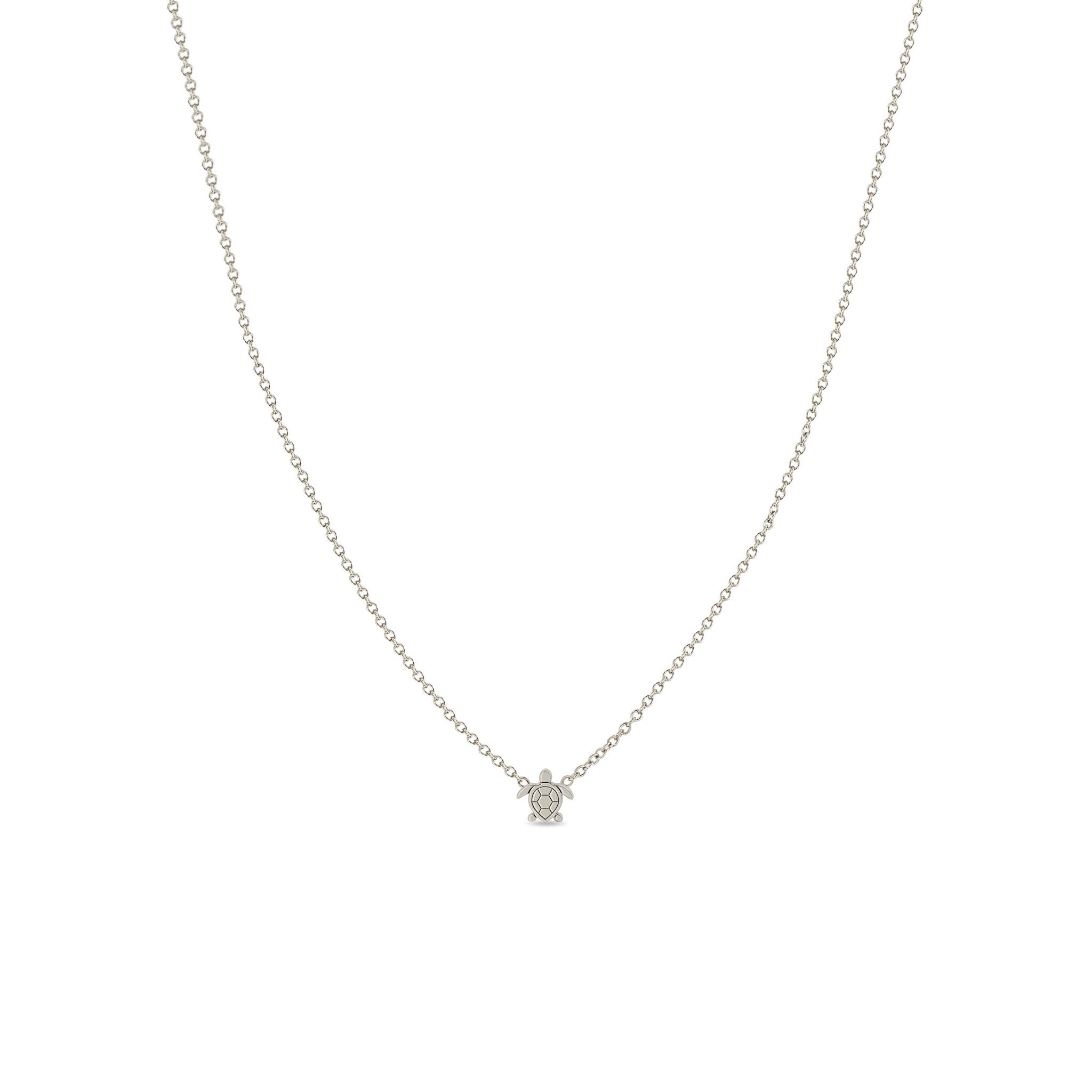 Zoë Chicco 14k Gold Itty Bitty Turtle Necklace
