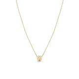 Zoë Chicco 14k Gold Midi Bitty Diamond Ladybug Necklace