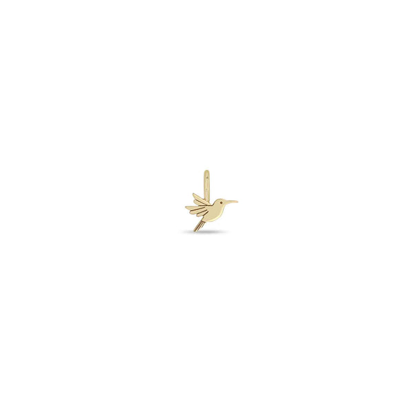 Zoë Chicco 14k Gold Midi Bitty Hummingbird Charm Pendant