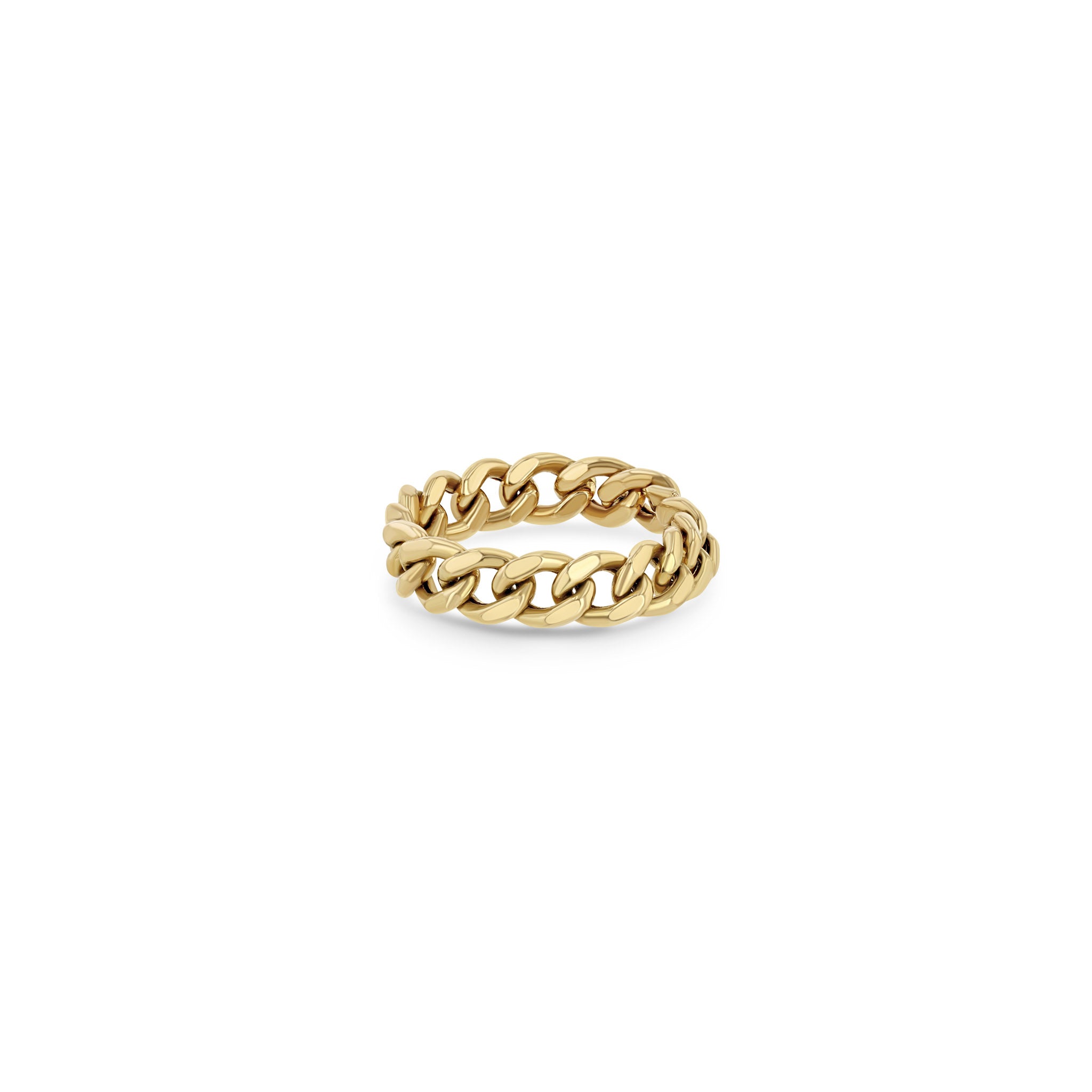 Zoë Chicco 14k Gold Medium Curb Chain Ring – ZOË CHICCO