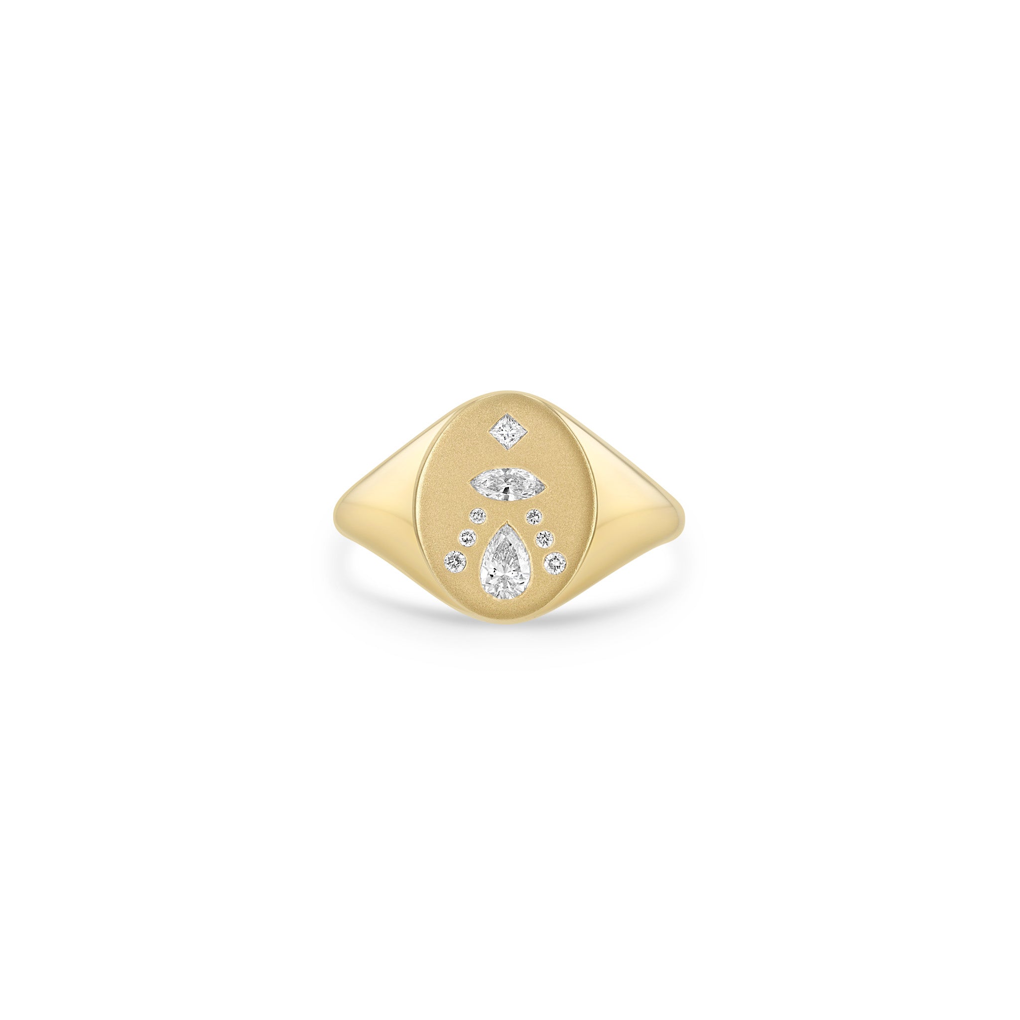 美品 GIGI ジジ K18 SQUARE CHARM スクエア チャーム