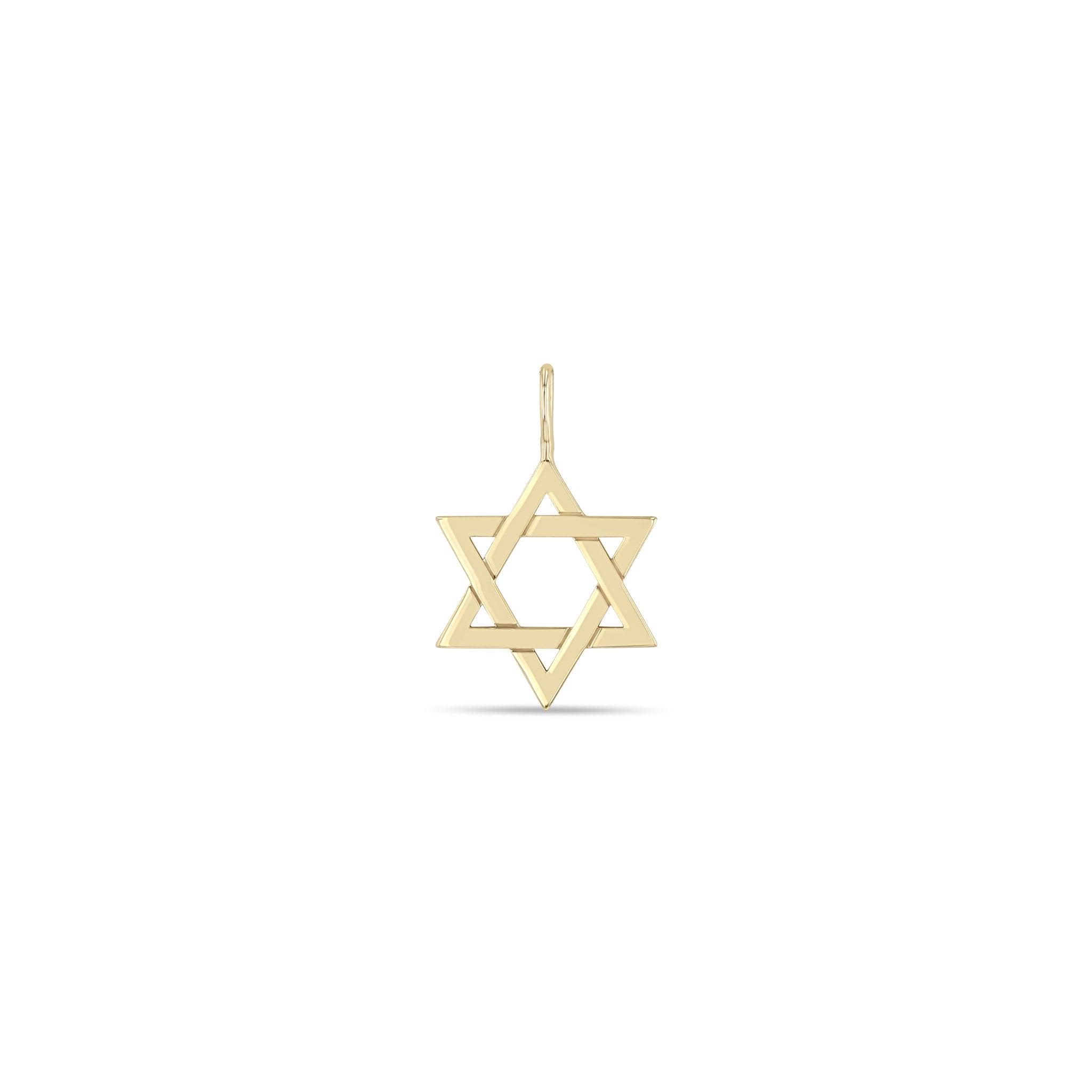 Zoë Chicco 14k Gold Medium Star of David Charm Pendant