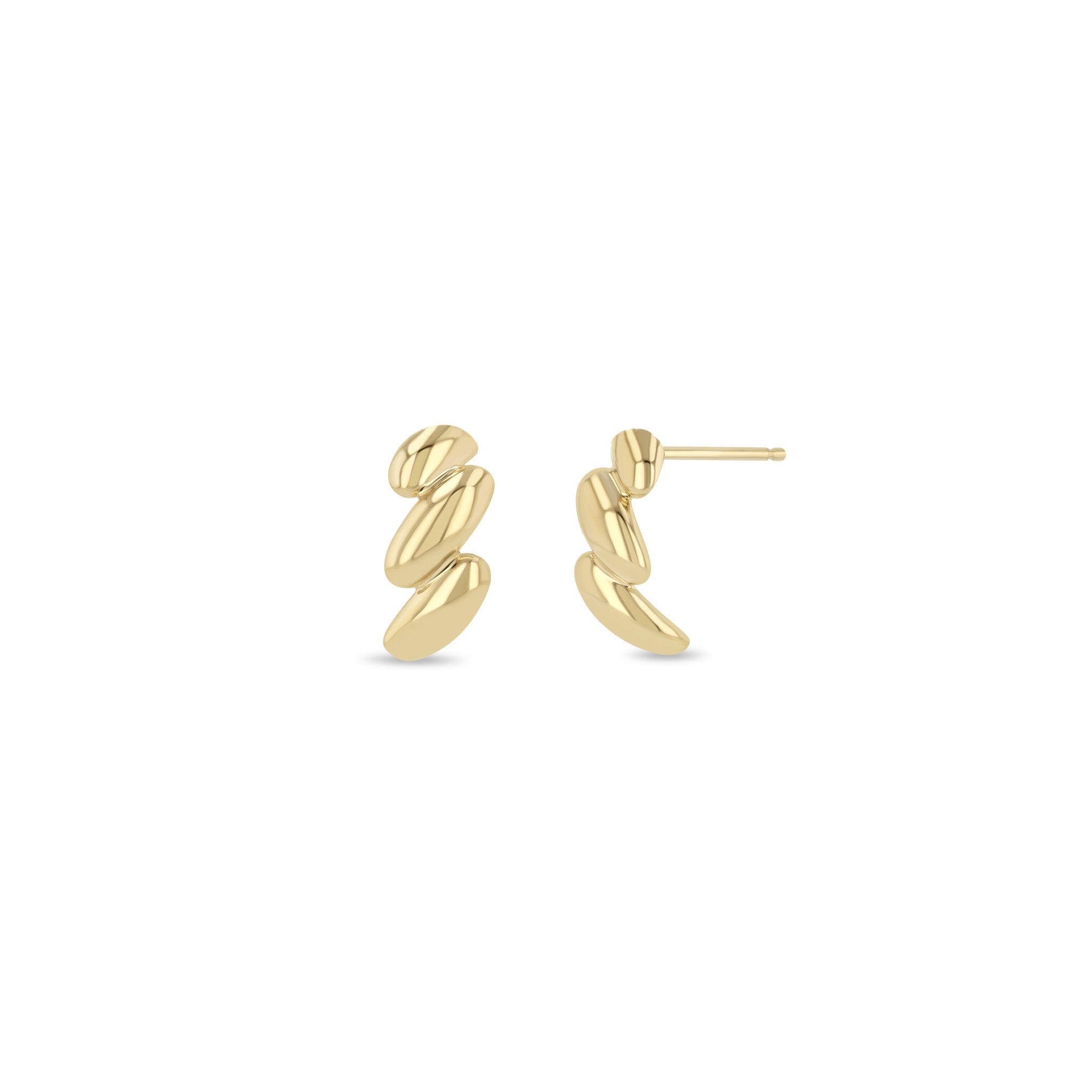Zoë Chicco 14k Gold San Marco Half Hoop Earrings