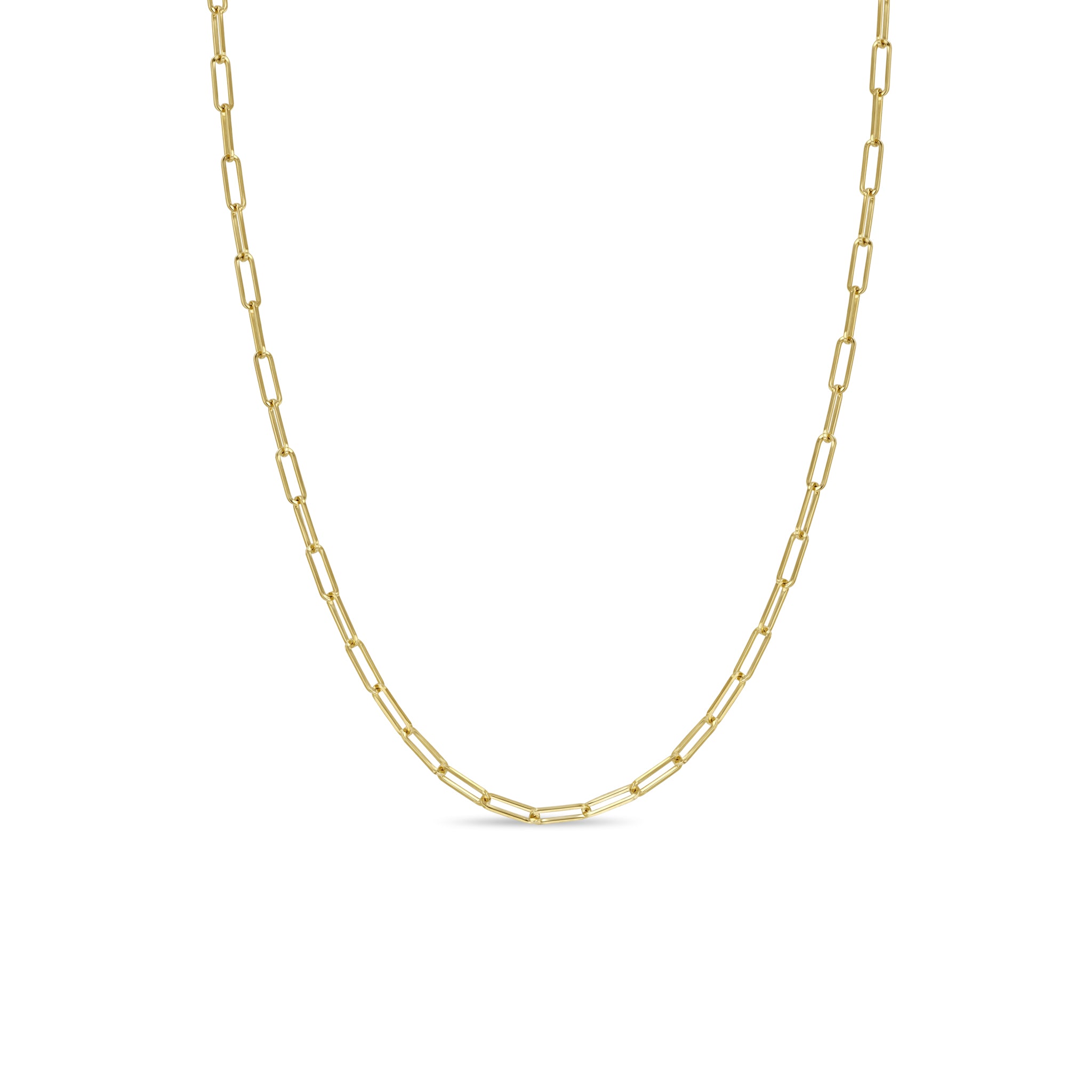 Zoë Chicco 14k Yellow Gold Small Paperclip Chain Necklace