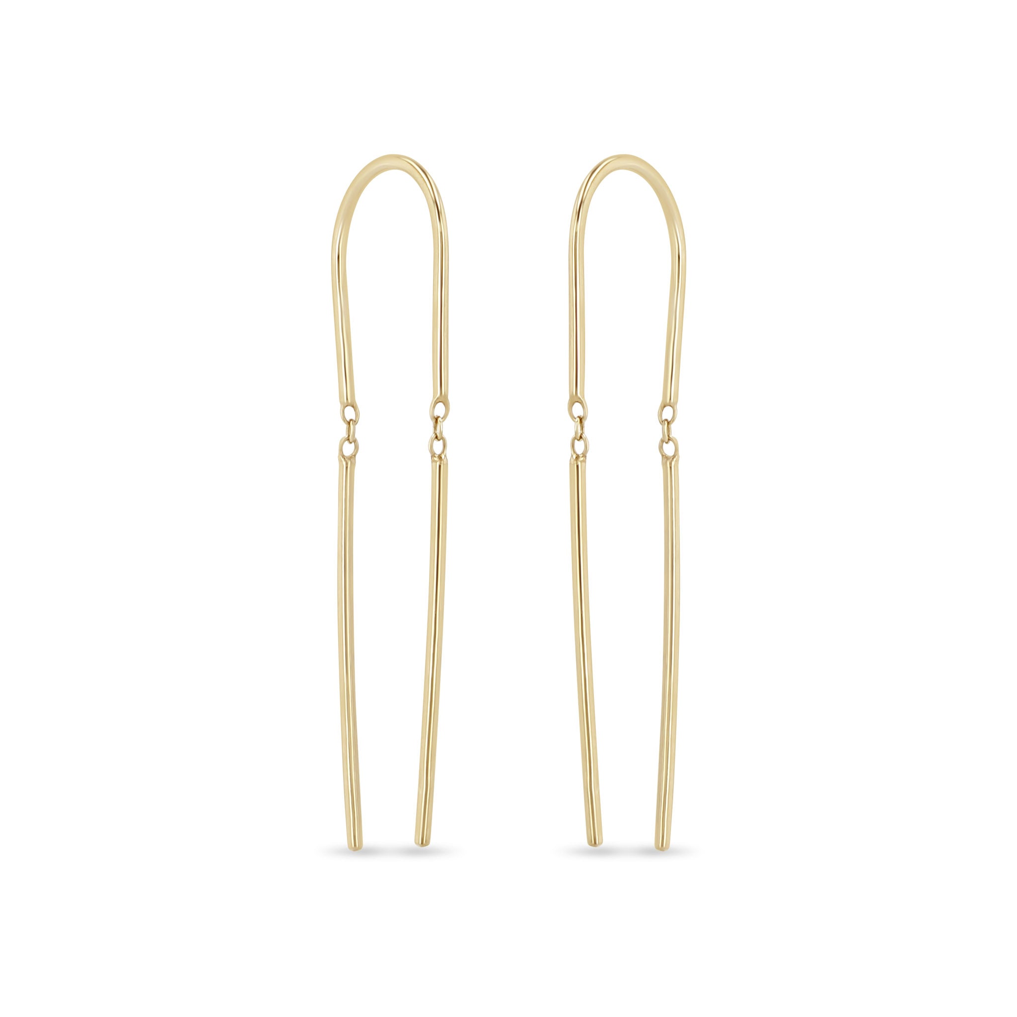 Zoë Chicco 14k Gold U Wire Threader Earrings
