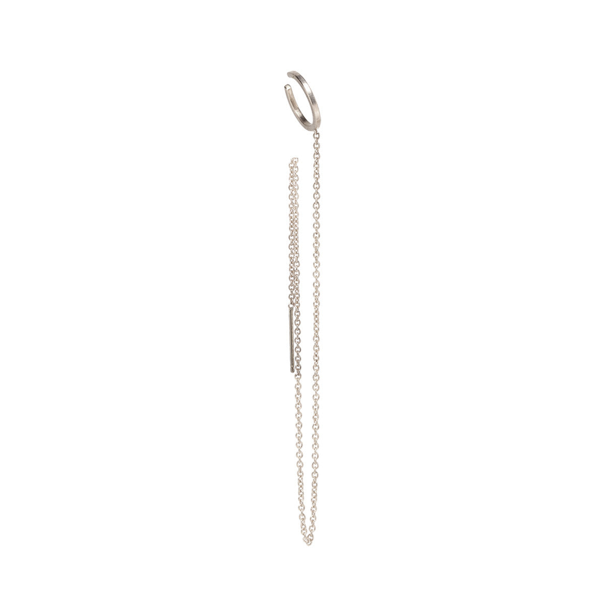 Zoë Chicco 14kt White Gold Ear Cuff Threader Earring