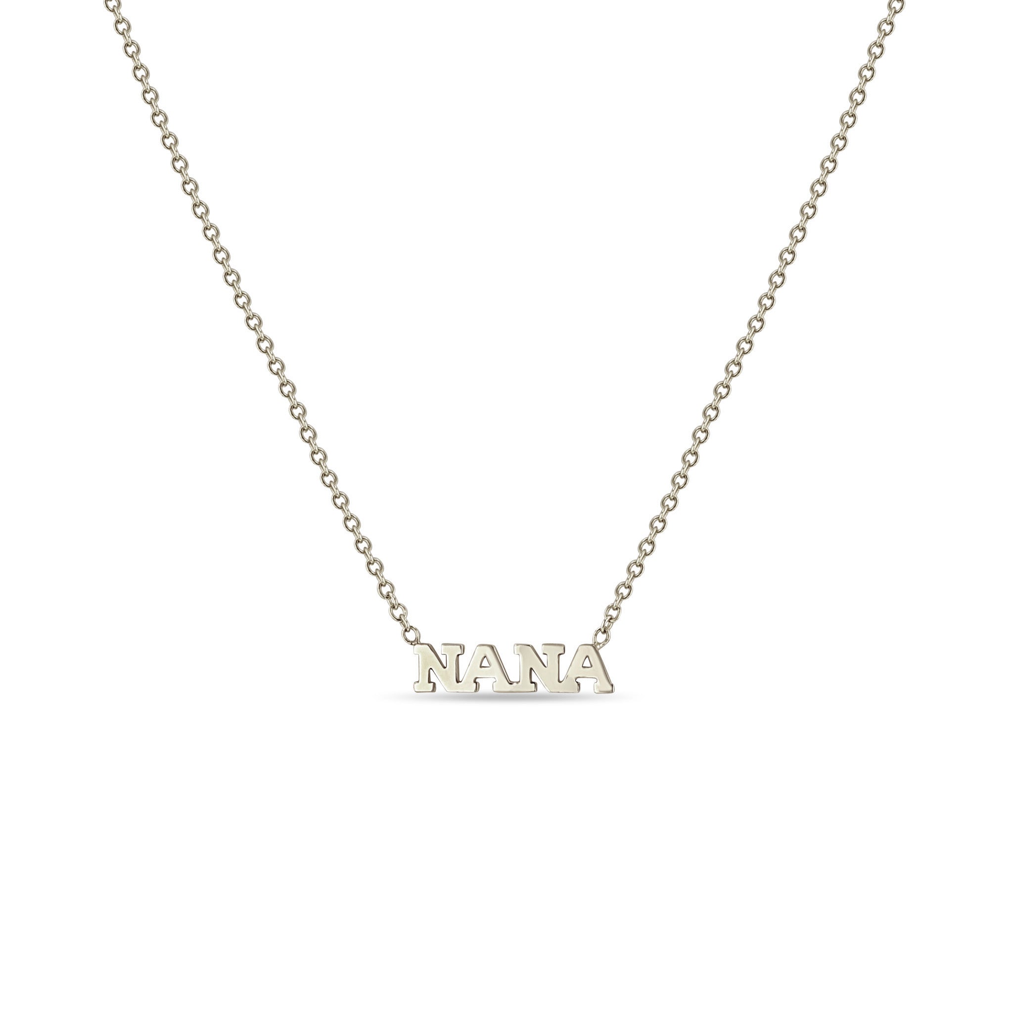 Zoë Chicco 14k Gold Itty Bitty NANA Necklace