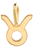 14k Midi Bitty Zodiac Charm Pendant