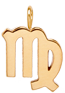 14k Midi Bitty Zodiac Charm Pendant