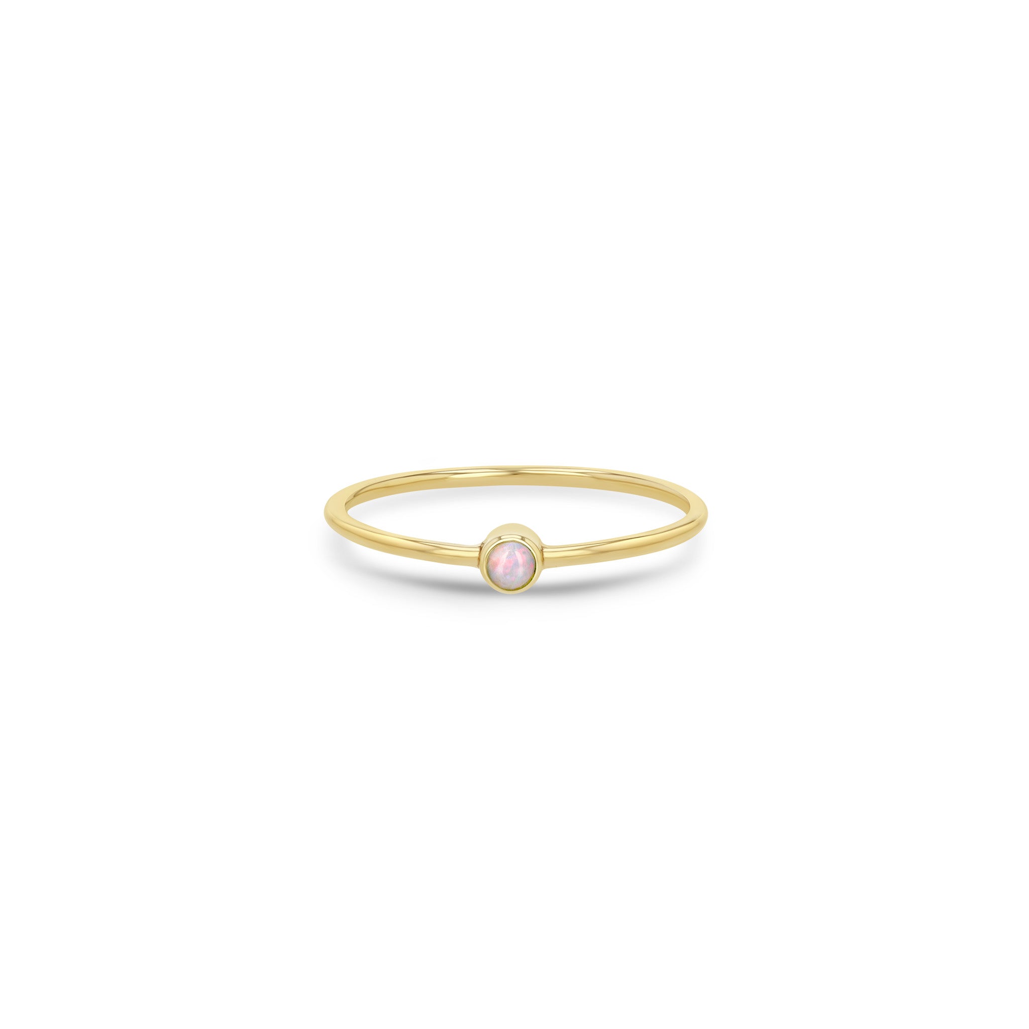 Zoë Chicco 14k Gold Large Opal Bezel Ring