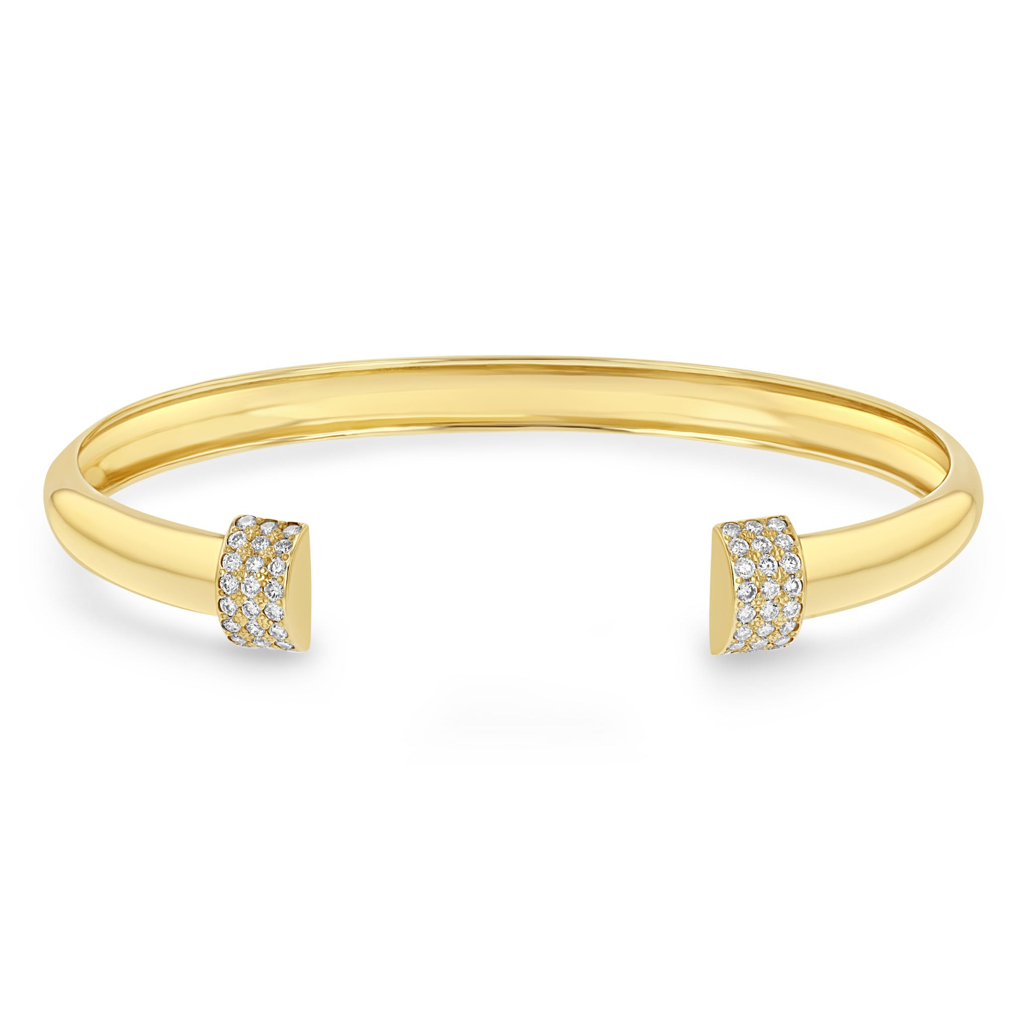 Zoë Chicco 14k Gold Pavé Diamond Door Knocker Cuff Bracelet
