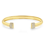 Zoë Chicco 14k Gold Pavé Diamond Door Knocker Cuff Bracelet