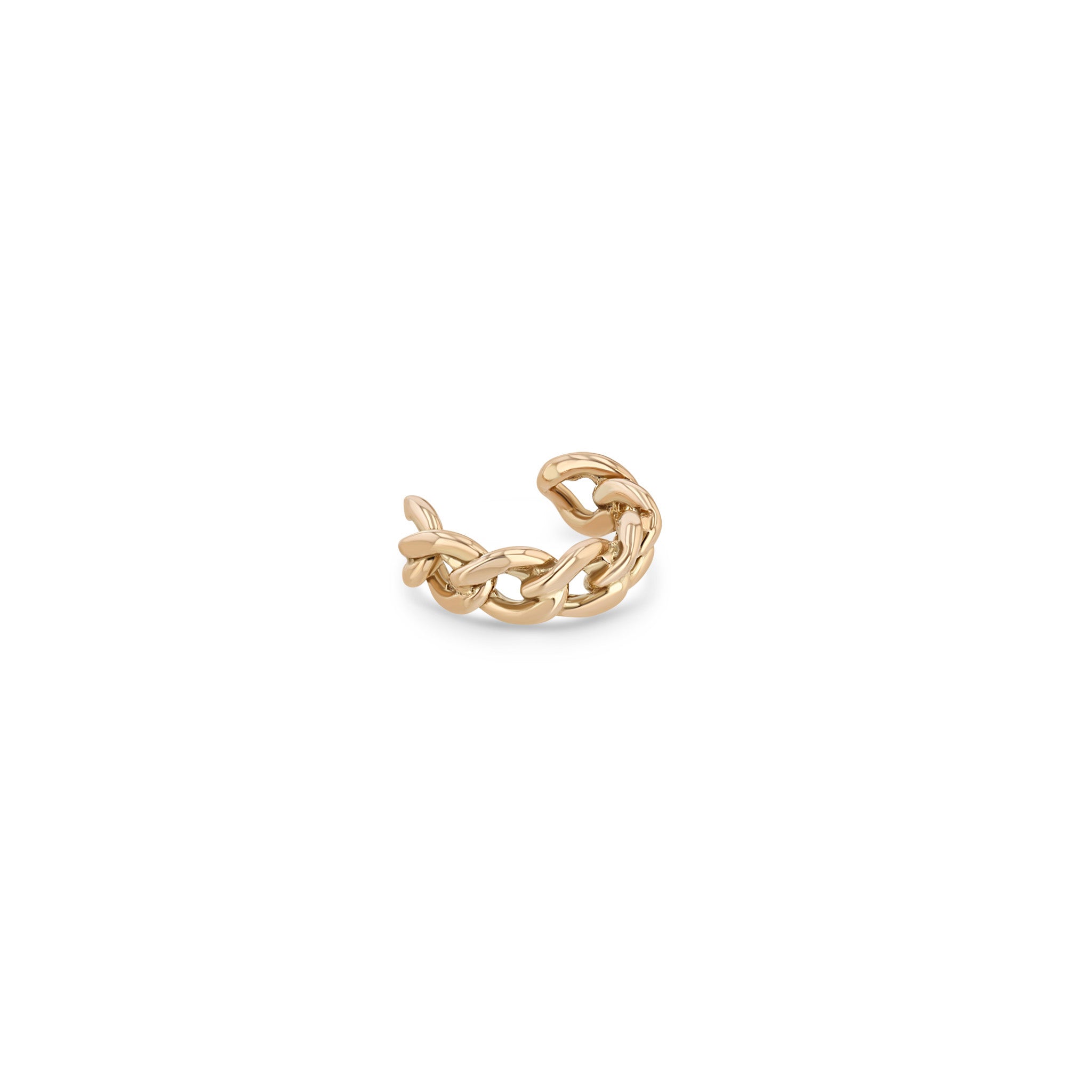 Zoë Chicco 14k Gold Solid Medium Curb Chain Ear Cuff