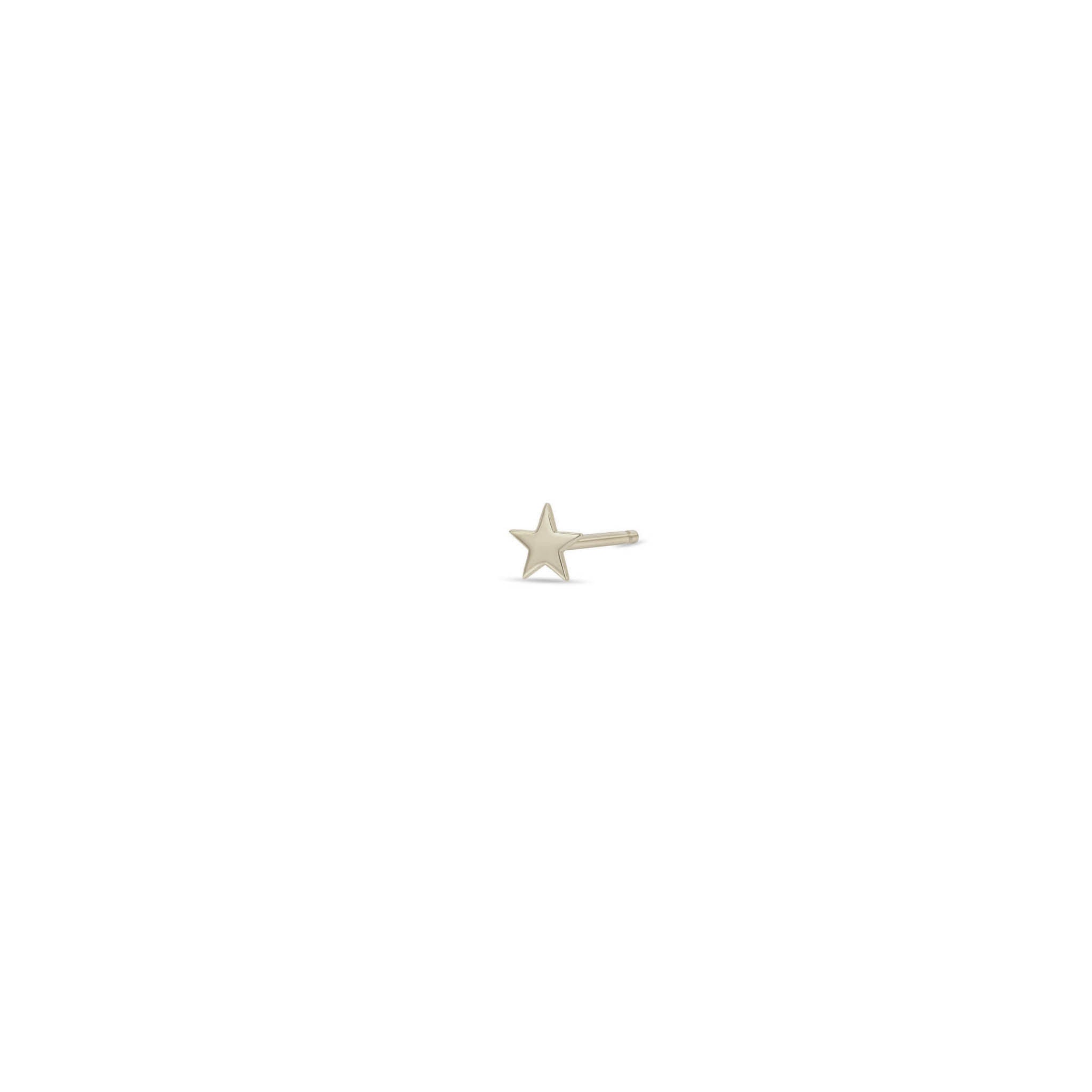 Zoë Chicco 14k Gold Itty Bitty Star Stud Earring