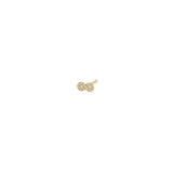 Zoë Chicco 14k Gold Itty Bitty Diamond Infinity Stud Earring