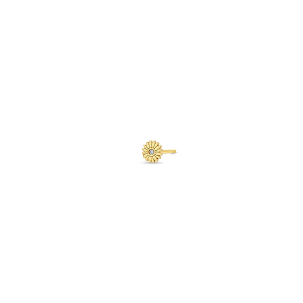 Zoë Chicco 14k Gold Itty Bitty Diamond Flower Stud Earring