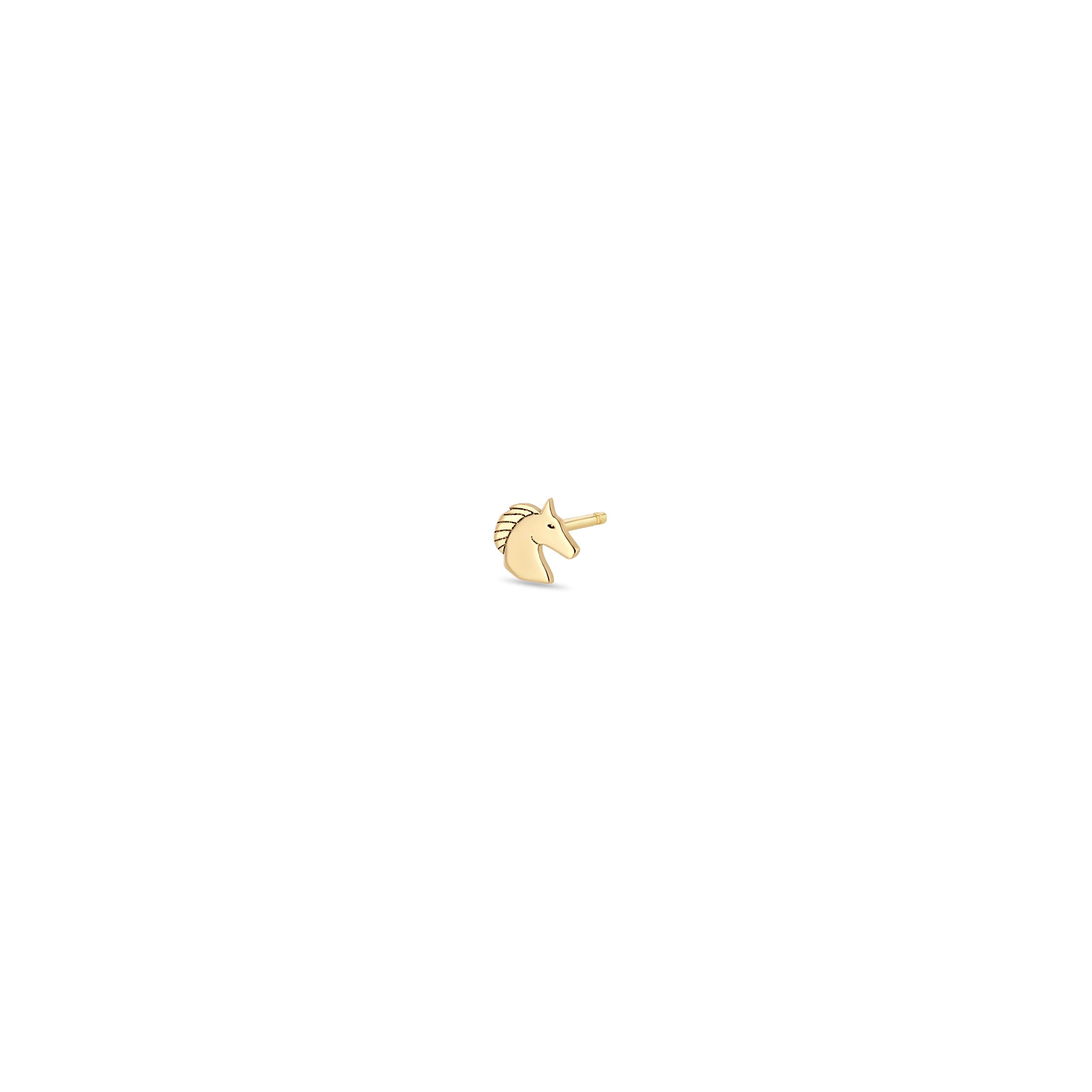 Zoë Chicco 14k Gold Itty Bitty Horse Stud Earring
