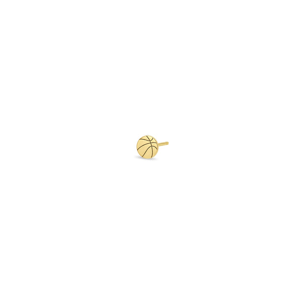 Zoë Chicco 14k Gold Itty Bitty Basketball Stud Earring