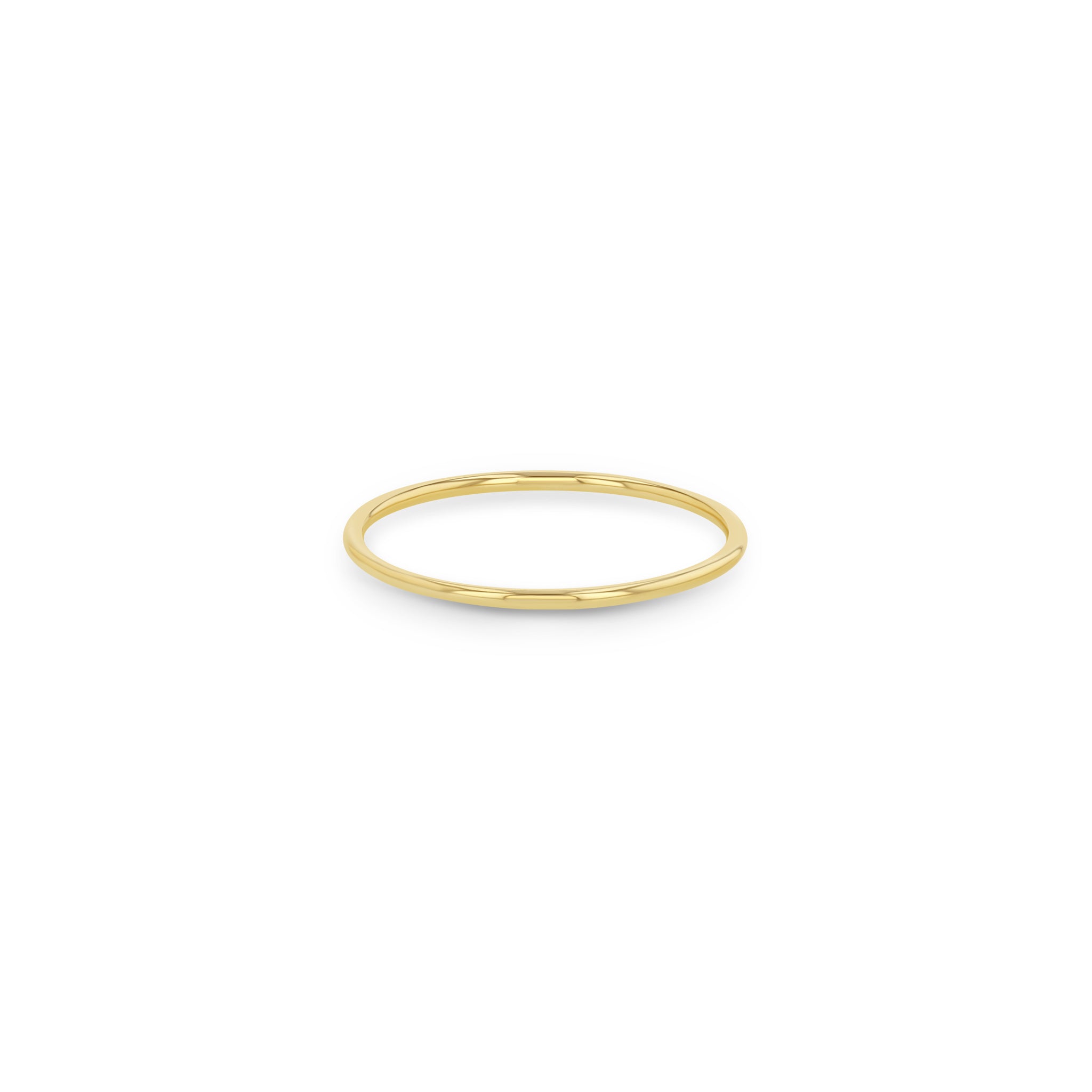 Zoë Chicco 14k Gold Classic 1mm Rounded Band Ring