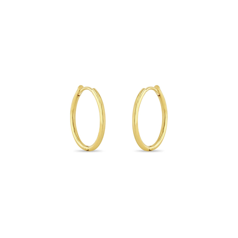 Zoë Chicco 14k Gold Large Hinge Huggie Hoop Earrings