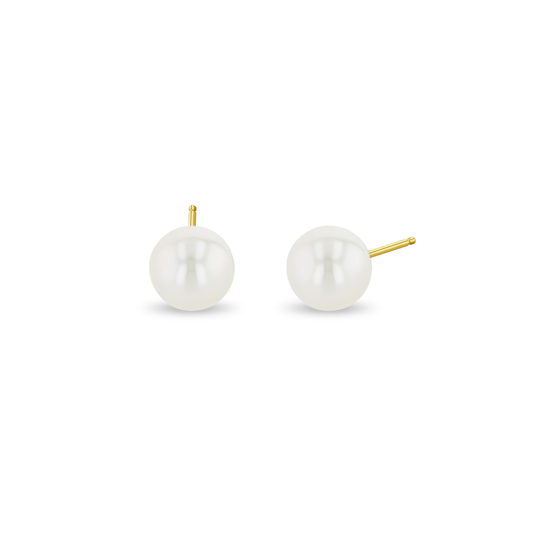 Zoë Chicco 14k Gold 8mm Pearl Stud Earrings