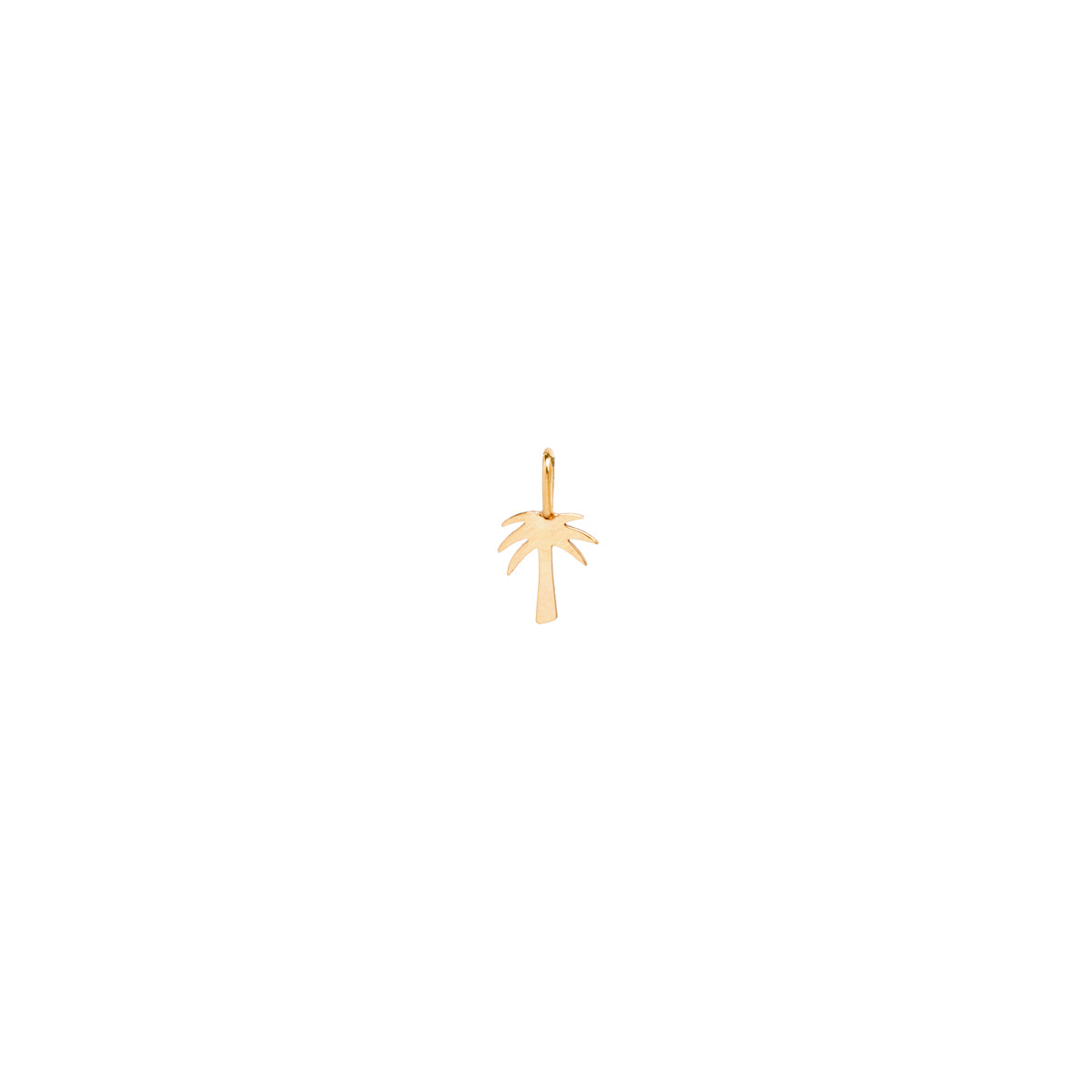 Zoë Chicco 14kt Gold Palm Tree Charm Pendant ZOË CHICCO
