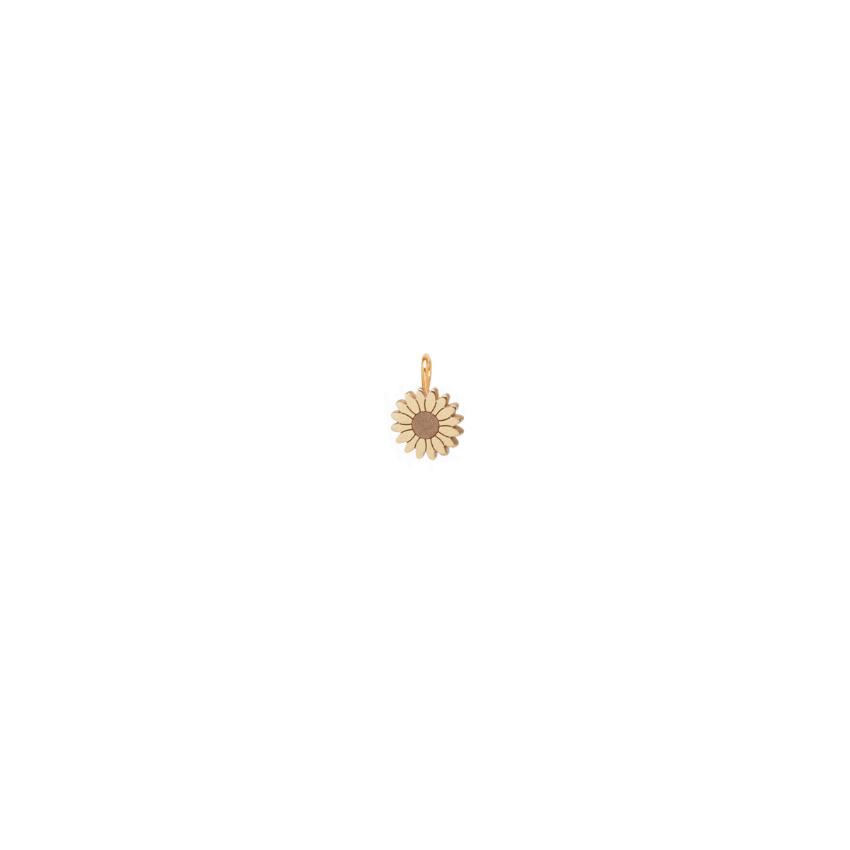 14k Midi Bitty Flower Charm