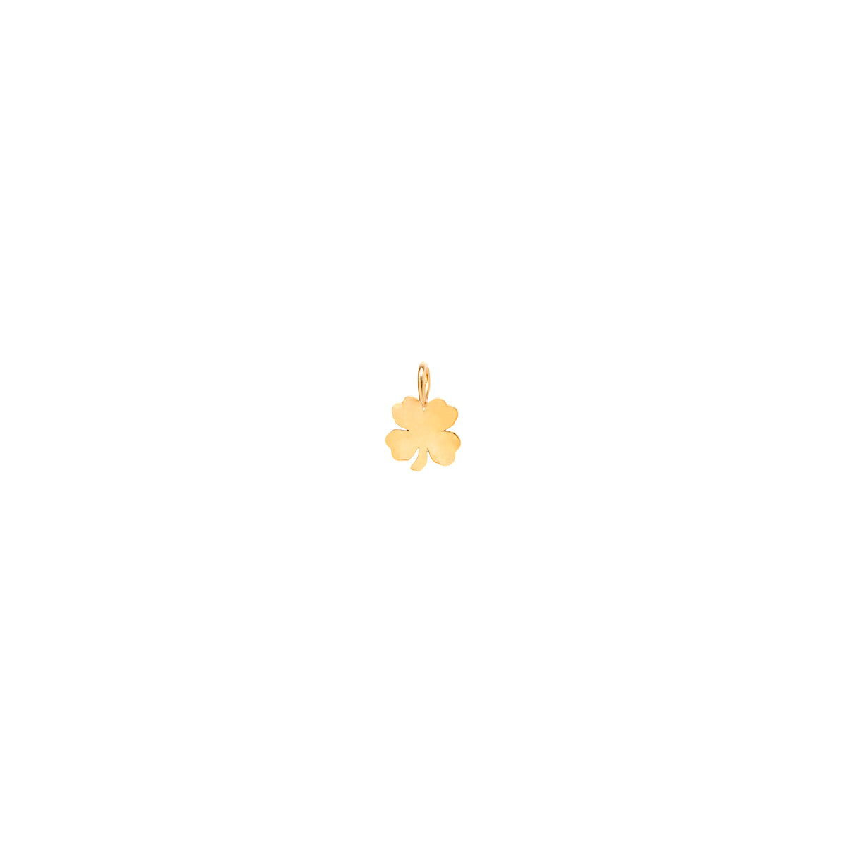 14k Midi Bitty Clover Charm