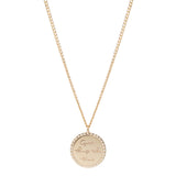Zoe Chicco 14kt Gold Medium Mantra Extra Small Curb Chain Necklace 
