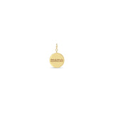 Zoë Chicco 14kt Gold Single Small Personalized Disc Charm