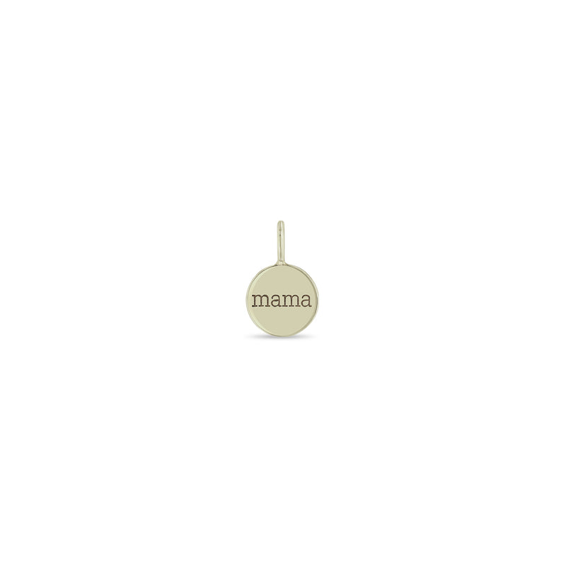Zoë Chicco 14kt Gold Single Small Personalized Disc Charm