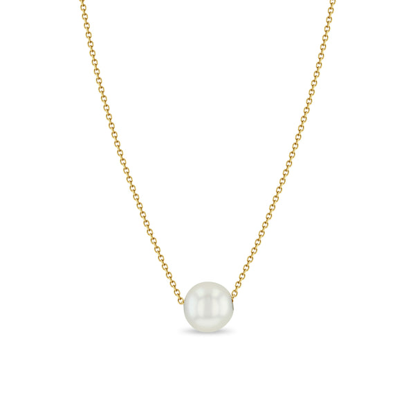 Zoë Chicco 14k Gold Large Pearl Necklace