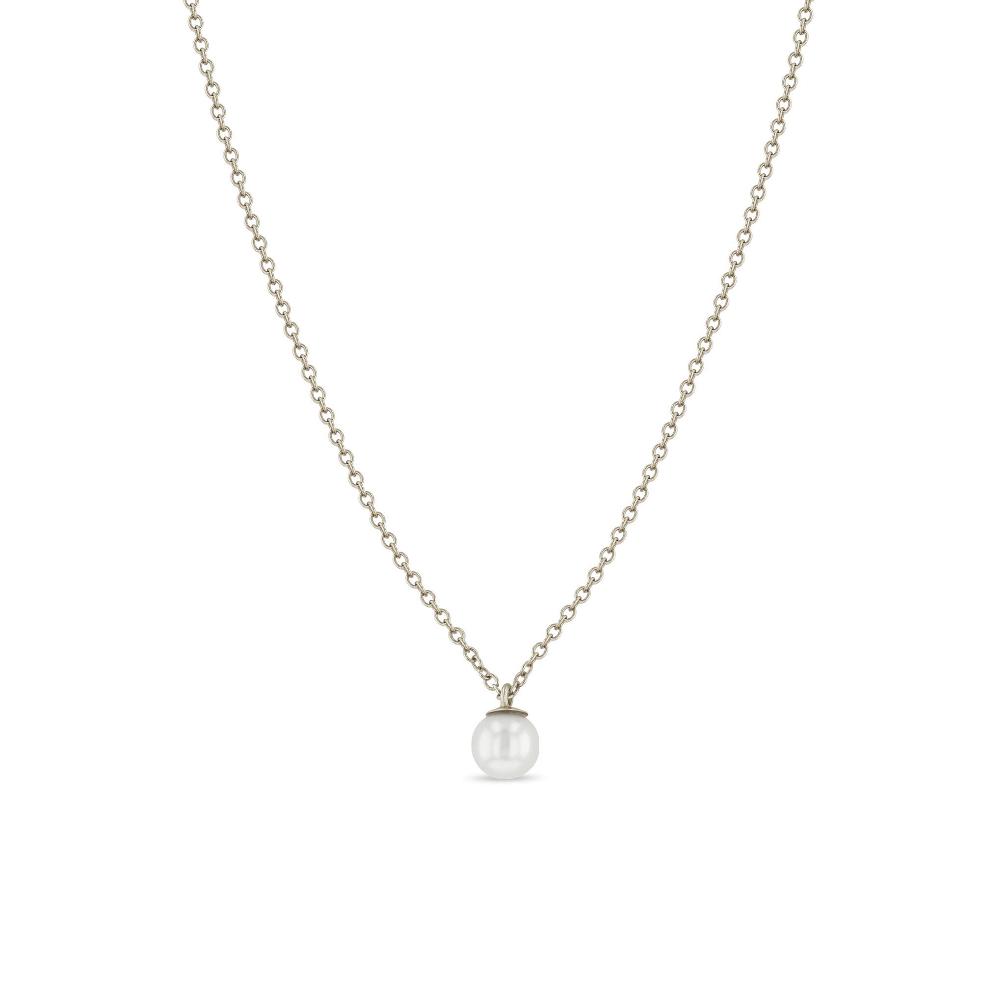 Zoë Chicco 14k Gold Small Pearl Necklace | June Birthstone