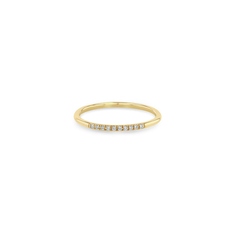 Zoë Chicco 14k Gold 10 Pavé Diamond Band Ring