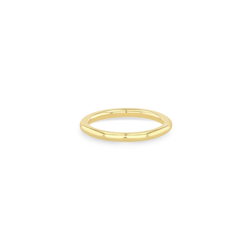 Zoë Chicco 14k Gold Classic 2mm Rounded Band Ring