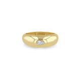 Zoë Chicco 14k Yellow Gold Pear Diamond Small Aura Ring
