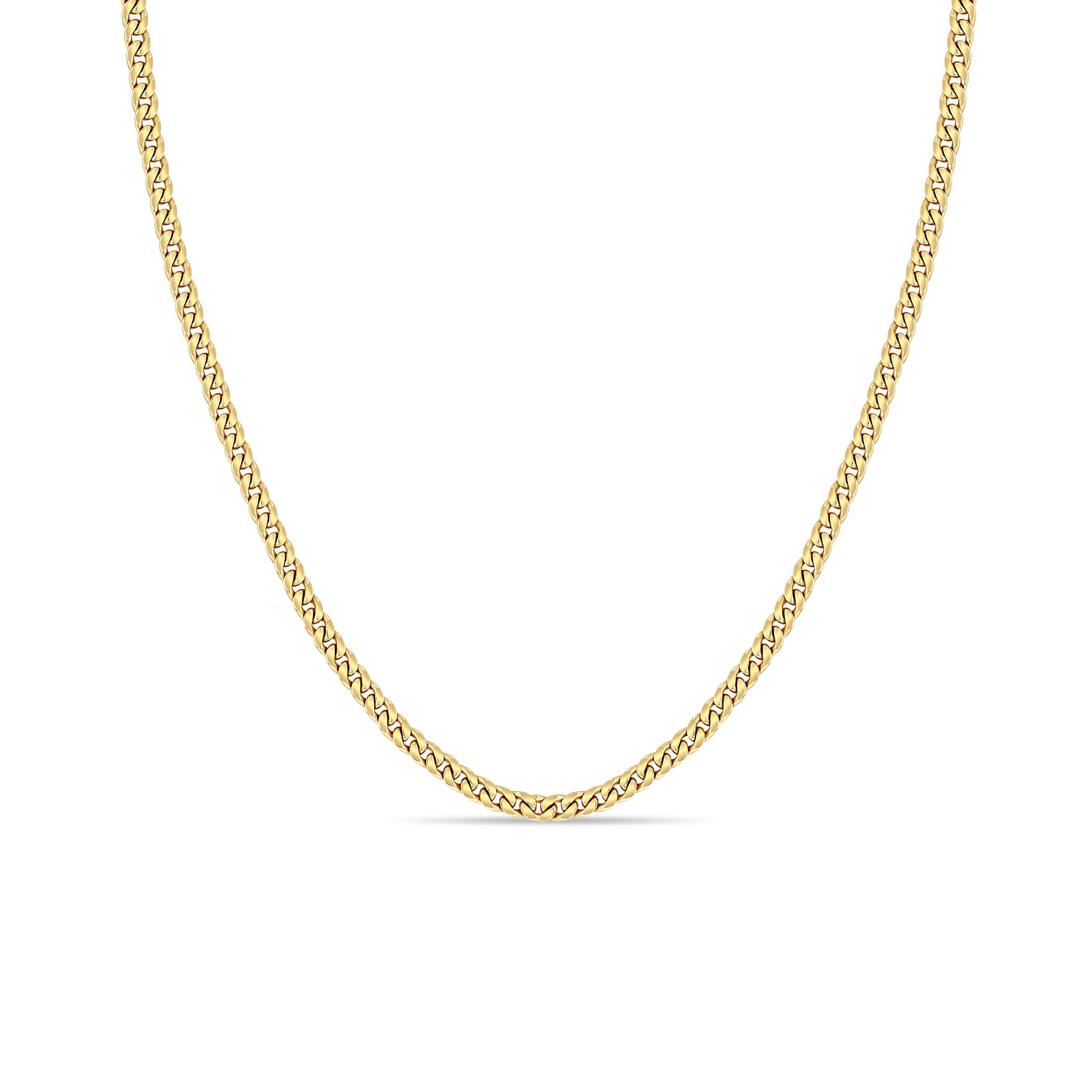 Zoë Chicco 14k Gold Small Curb Chain Necklace – ZOË CHICCO