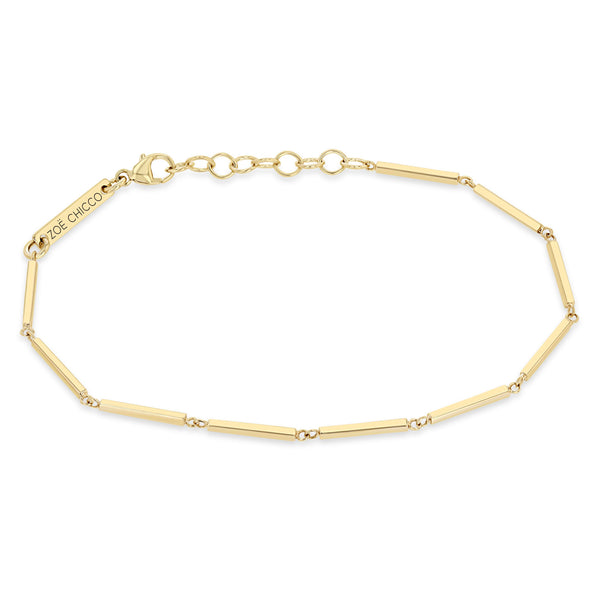 Zoë Chicco 14k Gold Linked Bar Bracelet