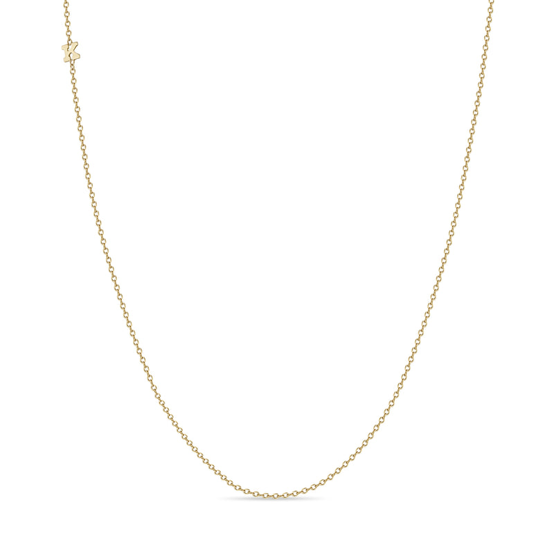 Zoë Chicco 14kt Gold Itty Bitty Off-Center Initial Letter Necklace Success