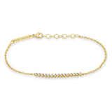 Zoë Chicco 14k Gold Diamond Tennis Segment Bracelet