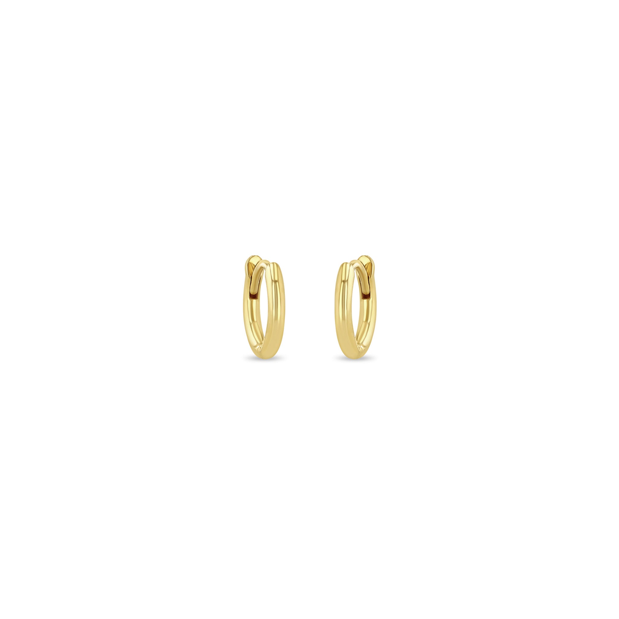 Zoë Chicco 14k Gold XS Hinge Huggie Hoop Earrings