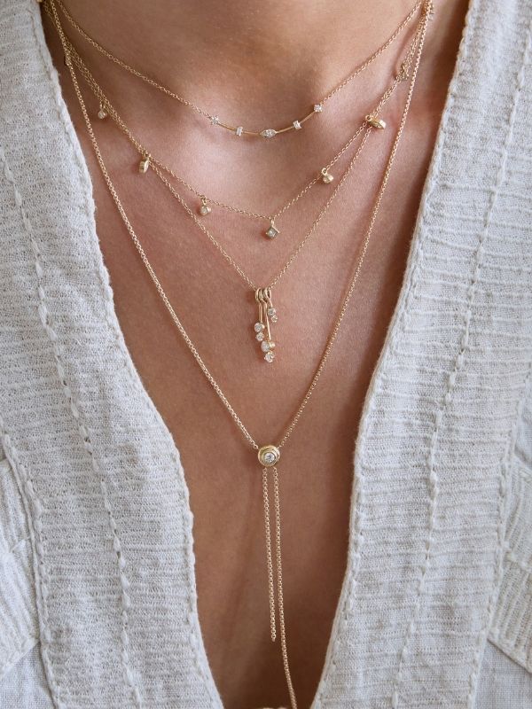 Everyday Diamonds including diamond necklaces and lariats.