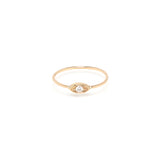 Zoë Chicco 14k Gold Large Diamond Eye Ring