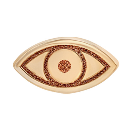 14k Rose Gold Itty Bitty Evil Eye