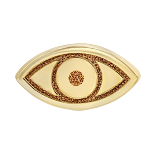 14k Yellow Gold Itty Bitty Evil Eye